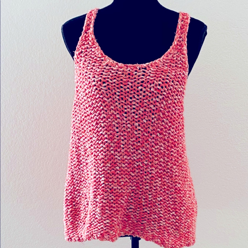 SOLD ON ANOTHER SITE Free People Sleeveless Open Hole Knit Top